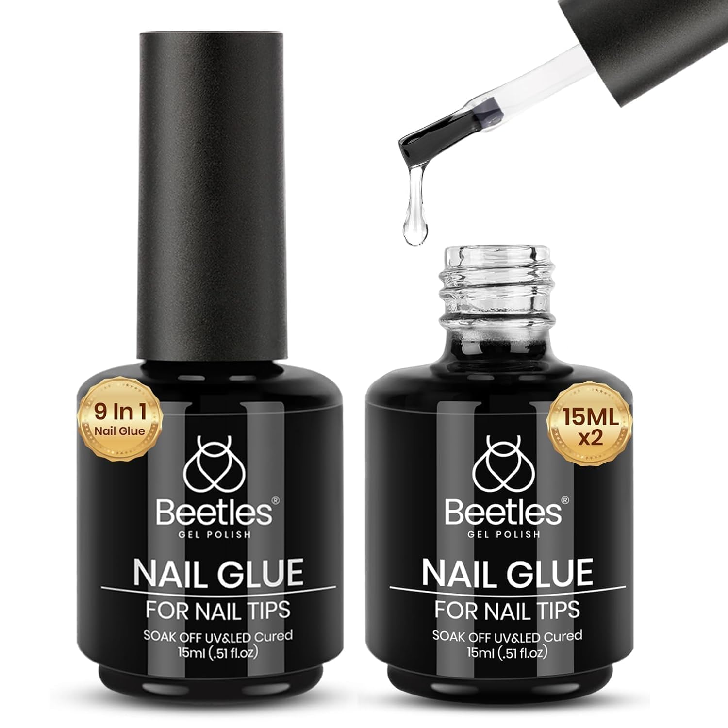 9-in-1 Gel Nail Glue — Multi-Use Clear Gel for Tips