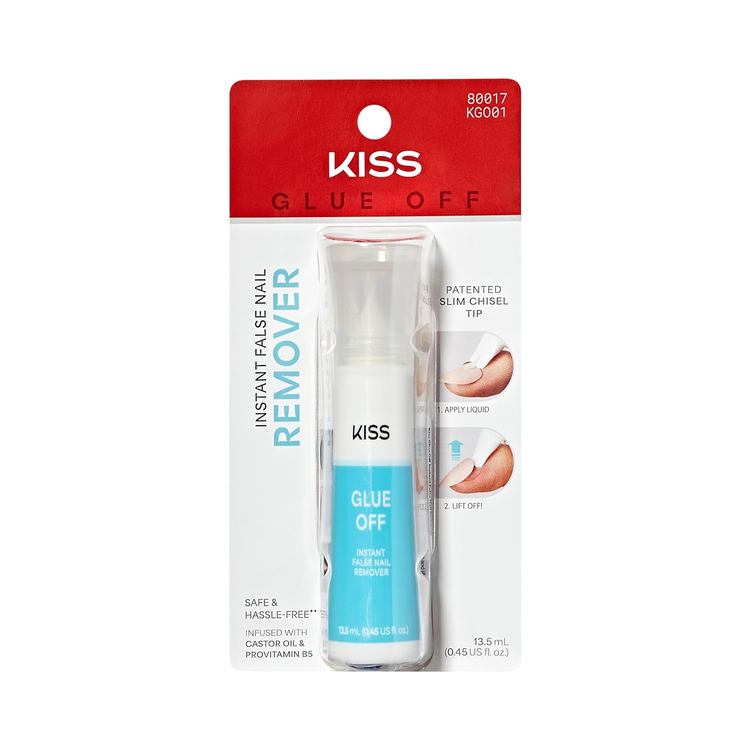 press on nail glue remover — gentle, no-soak formula